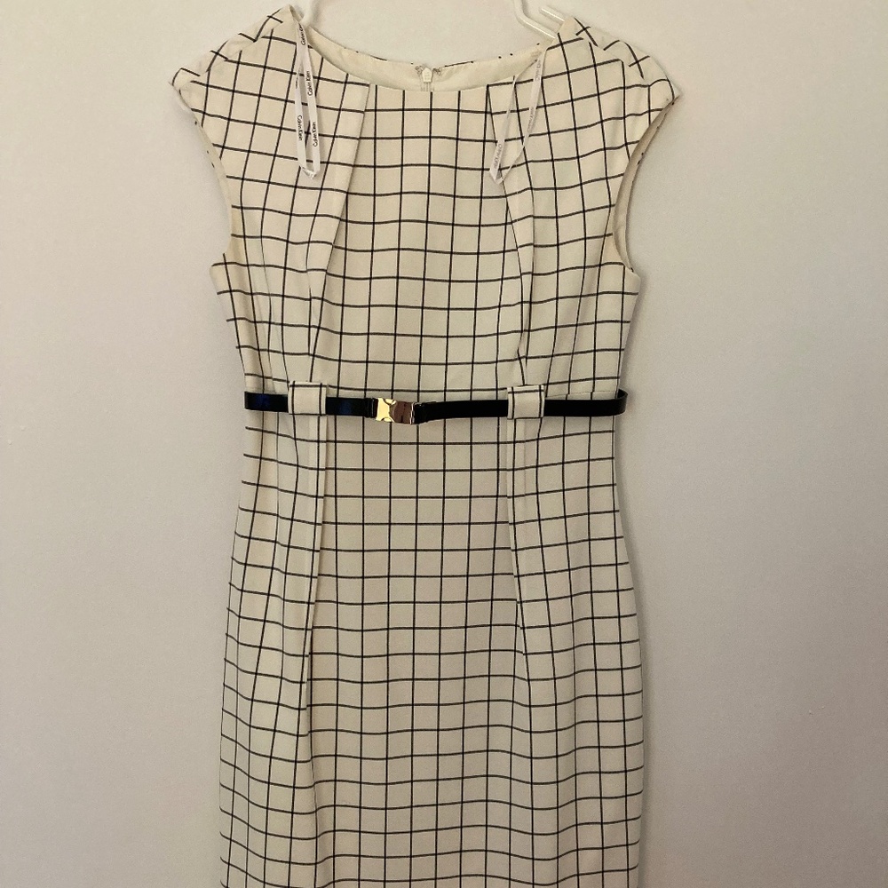 Calvin Klein belt dress size 2